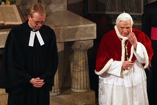 Benedicto Ratzinger Tauber con luteranos