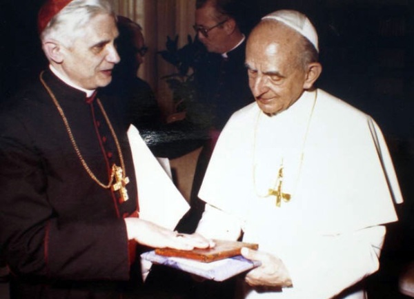 Los hebreos Ratzinger-Tauber y Montini-Alghisi